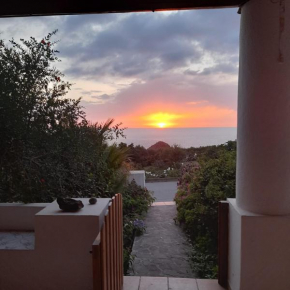 Casa Il Bergamotto - terrazza con vista tramonto